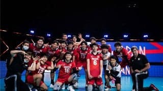 ドイツにストレートで勝利し6勝目　ネーションズリーグ男子