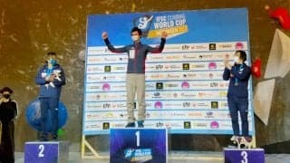 開幕戦で緒方良行が2位、高田知尭が3位／ボルダリングW杯2021第1戦 マイリンゲン大会