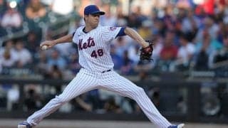 【MLB】無双デグロムが右肩痛で負傷降板　3回8K完全投球で防御率0.54、適時打で打率.423も