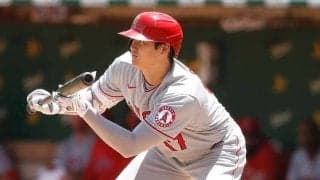 【MLB】大谷翔平は「何でもできる」　がら空き三塁前に転がした“絶妙バント”に米記者称賛