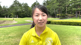 手塚彩馨「一打一打に集中して自分のゴルフをしたい」　日本女子アマ制覇なるか