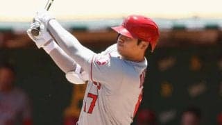 【MLB】大谷翔平の19号を3方向から　インパクトの瞬間にLAメディア「本当にビューティフル」