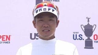 初日5オーバーの浅地洋佑、2日目は「決勝ラウンドに進めるように頑張りたい」