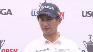 星野陸也、難コースで大事なのは「ボギーを打つ勇気」　通算1オーバーと上位で決勝ラウンドへ