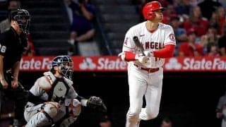 【MLB】「瞬きしてたら見逃すぞ！」　大谷翔平の“超速”弾丸ライナー20号に米メディア驚愕