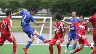 実践学園が4年ぶりインハイ出場、MF入江友規が「父の教え」で鍛えた左足で決勝点