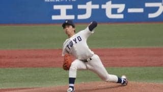 [硬式野球] “怒涛の春を振り返って”   入替戦注目選手・細野晴希投手