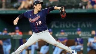 【MLB】前田健太、復活3勝目の権利を持って降板　6回途中5安打2失点好投、防御率4.85
