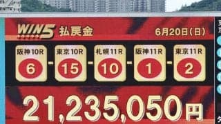WIN5は2000万円超え！