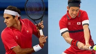 フェデラーと錦織 五輪ウエア