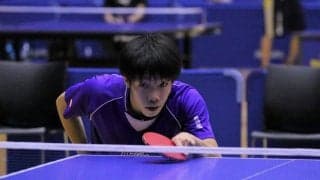 男子シングルス4強決定　第2シードの宮川昌大(明治大)ら4選手＜関東学生卓球新人戦＞