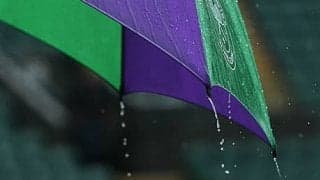  ウィンブルドン予選 雨天順延 