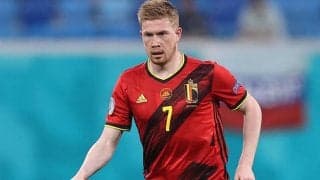 デ・ブライネが今大会初先発でMOM　「大事なのはチームとしてのプレー。個人的にもプッシュを心がけ」