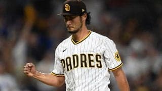 ダルビッシュ、日本人3位タイの78勝目　6回1失点11KでMLB史上最速1500奪三振も達成