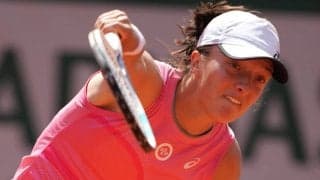 シフィオンテク、芝への順応に苦戦「期待しないようにする」[バイキング国際イーストボーン]