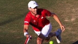 ティエム、芝シーズン初戦で右手首を負傷し途中棄権[マヨルカ選手権]