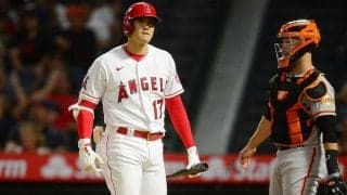 【MLB】大谷翔平、3打数3三振で日本人初4戦連発ならず　打率.269、24日は連敗ストッパー期待