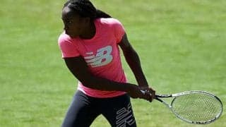 ガウフ 逆転で初戦突破