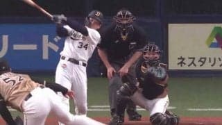 オリックス、37年ぶり11連勝　ソロ3発で快勝、6回途中1失点の田嶋が4勝目