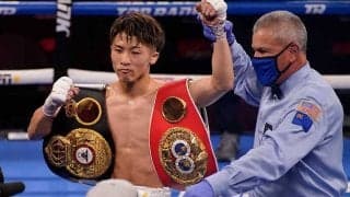 井上尚弥のTKOを“引き”で撮影　敗者撃沈の瞬間に米反響「シャレにならないパワー」