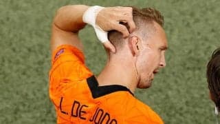 オランダ代表、ルーク・デ・ヨングがヒザの負傷でユーロ離脱