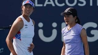  青山/柴原組 完勝で初戦突破 