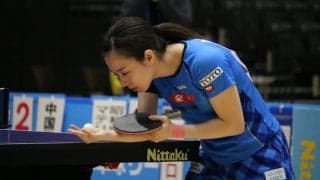 五輪代表の石川、全勝でチームに貢献　女子2部は順位が決定＜前期日本卓球リーグ3日目＞