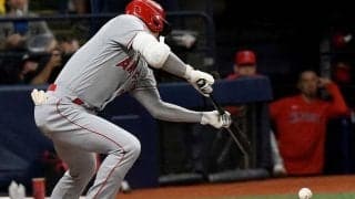 【MLB】大谷翔平が特大138m弾後にバント安打　敵将も脱帽「すごい才能を見せつけられた」