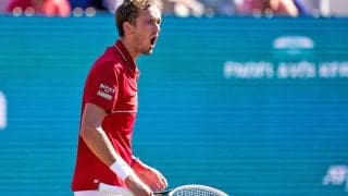 メドベデフ、カレーニョ・ブスタをフルセットで破り、芝大会初の決勝進出「難しい試合だった」[マヨルカ選手権]