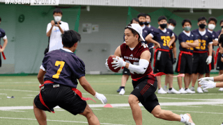 ２年生を中心としたチームで出場したKCFA FLAGBOWL 2021で準優勝を果たす！