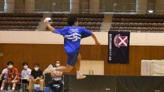 【ハンドボール部男子】　桃学大に２６－３０で開幕２連勝ならず