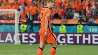 「僕のせいで試合に負けた」、痛恨退場のデ・リフトがチェコ戦敗戦の全責任負う