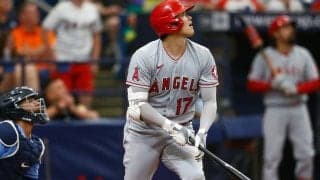 【MLB】大谷翔平25号は「月まで飛んだ」　天井からの珍映像にファン陶酔「超最高アングルだ」