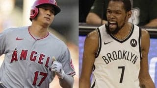 【NBA】大谷翔平を特等席で観戦も…大物デュラントの不運「オオタニの本塁打の後に着席した」