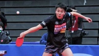 卓球ドリームマッチの対戦相手変更　原田春輝(希望が丘)が新たに招聘