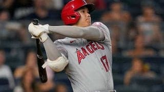 【MLB】大谷翔平の肩をモミモミ　連発称えたベンチ前の光景に反響「ウッキウキ」「これ好き」