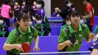 専修大学が白星発進　エース・木村香純、単複2点取り＜全日本大学総合卓球選手権＞