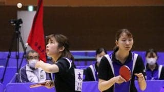 同志社大、早稲田大などがまず1勝　インハイ複女王もデビュー＜全日本大学総合卓球選手権＞