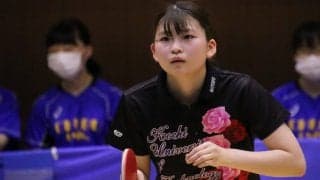 “国公立の雄”高知工科大、予選初戦を快勝スタート＜卓球・インカレ女子＞