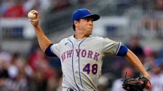【MLB】デグロム、ミットが動かない超精密投球　圧巻8連続Kに米震撼「どの球も完璧」「エグイ」