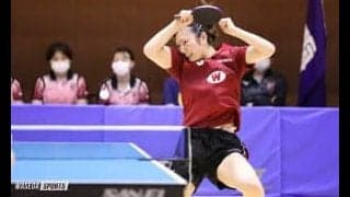 立命館大をストレートで下し、予選リーグ１位通過