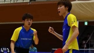 【卓球部】男子は準々決勝、女子は決勝トーナメント１回戦で敗退