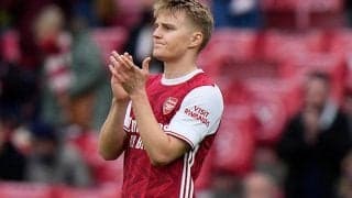 ウーデゴール、アーセナルに別れの言葉 「この6カ月間を本当にありがとう」