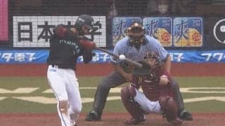 ロッテ藤原、猛打止まらずサイクル安打にリーチ！　左翼線二塁打、1号ソロ、右前打