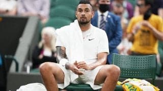 キリオス、またもシューズを忘れる「ロッカールームに置いてきちゃった(笑)」[ウィンブルドン]