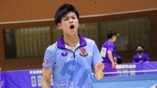 “頂上決戦”は愛知工業大に軍配　明治大は戸上、宇田が敗れる＜卓球・インカレ男子決勝＞