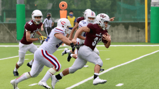 中大に勝利！雨の中のデビュー戦を白星で飾る