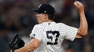 【MLB】ヤ軍右腕が3者連続3球三振の離れ業　NYファン辛辣「チャップマンは仕事を奪われた」