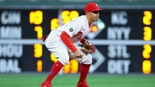 【MLB】コース変わっても好捕→空中キャノン　息をのむ“遊撃の芸術”が「とんでもなく凄い」