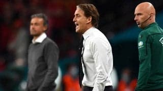 PK戦制して決勝進出のイタリア、マンチーニ監督は歓喜「全てスムーズにはいかない」